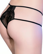 CHILIROSE - CR 4387 - HÖSCHEN - SCHWARZ / S/M - Tanga