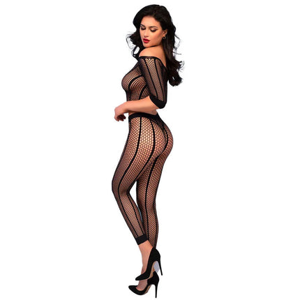 CHILIROSE - CR 4647 TOP & LEGGINS SCHWARZ S/M - BH & Slip
