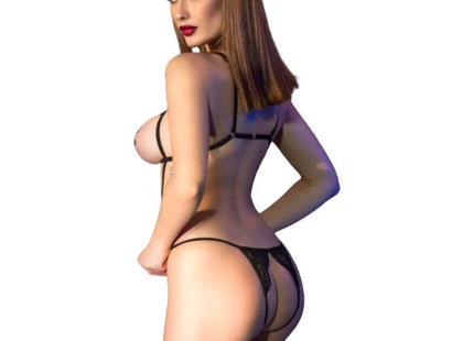 CHILIROSE - CR 4650 BODY ANZUG SCHWARZ S/M - Bodys