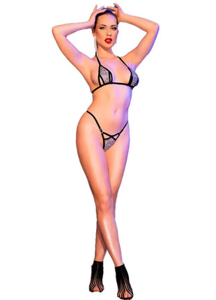 CHILIROSE - CR 4659 BIKINI SILBER S/M - Bikini