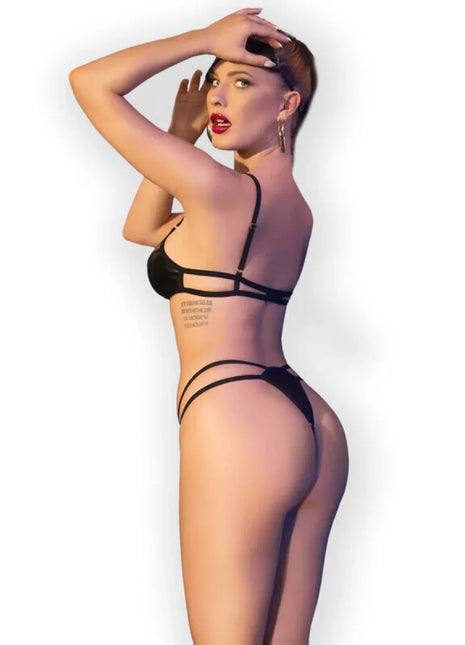 CHILIROSE - CR 4700 SET BODYSUIT SCHWARZ S/M - Bodys
