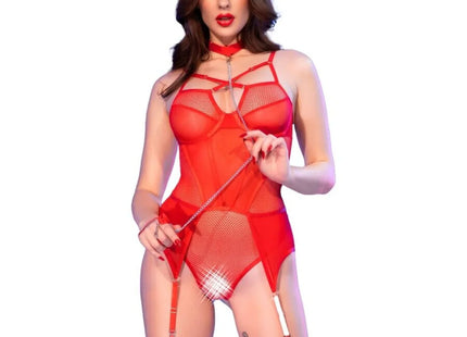 CHILIROSE – CR 4879 Schrittloser Body - S / Red - Body ohne Schritt