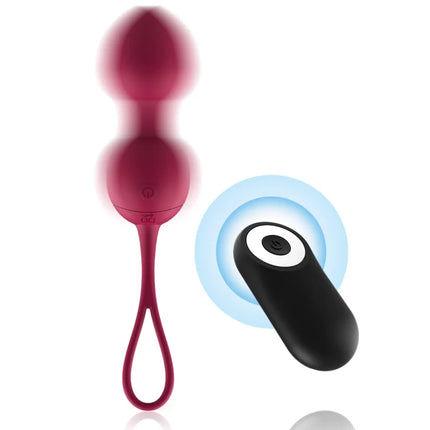 CICI BEAUTY - PREMIUM SILIKON 3 VIBRIERENDE KEGELPERLEN FERNBEDIENUNG - Liebeskugeln