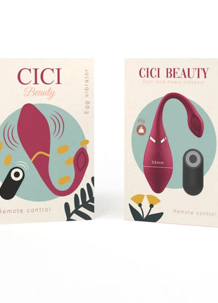 CICI BEAUTY - PREMIUM SILIKON EI VIBRATOR FERNBEDIENUNG - Vibrierendes Ei