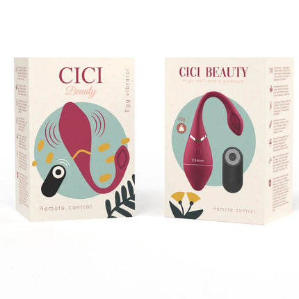CICI BEAUTY - PREMIUM SILIKON EI VIBRATOR FERNBEDIENUNG - Vibrierendes Ei
