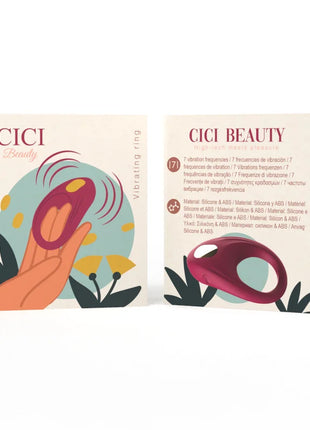 CICI BEAUTY - PREMIUM VIBRIERENDER SILIKONRING - Penisring mit Vibration