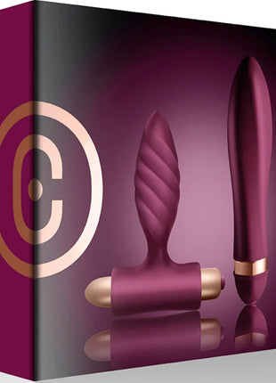 CLIMAXIMUM - DESIRE KIT TWISTED VIBRATOR + ANALPLUG - Paar-Vibrator