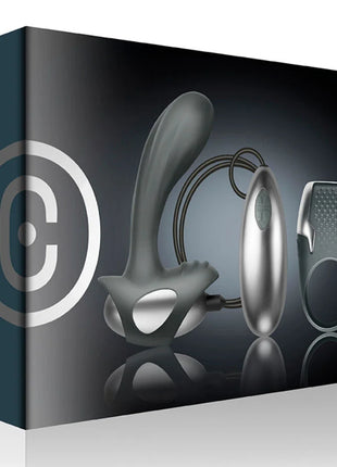 CLIMAXIMUM - EXCITE KIT COCK RING + DRAHT-PROSTATAMASSAGEGERÄT - Prostata-Vibratoren