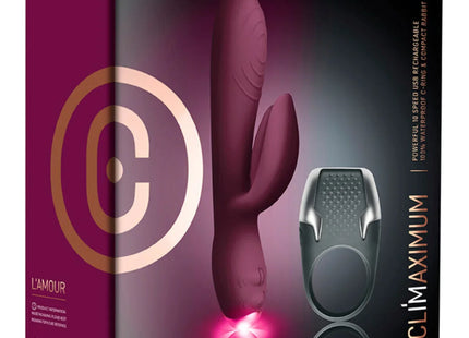 CLIMAXIMUM - LAMOUR KIT RABBIT VIBRATOR + LED-PENISRING - Rabbit-Vibrator