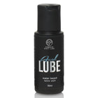 Schwarze plastikflasche cobeco body lube anal lube 50ml mit weißer und hellblauer beschriftung