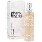 Klare glasflasche cobeco pearl pheromones eau de parfum für sie 15 ml mit elegantem design