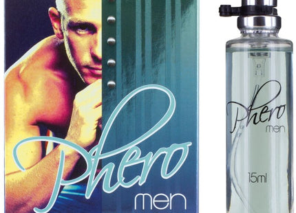 Cobeco phero men eau de toilette herren 15 ml klar glasflasche mit silberfarbenem spray und schwarzem deckel