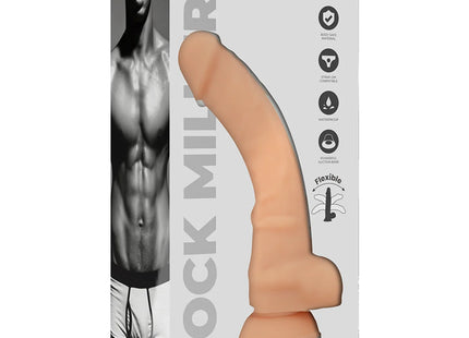 COCK MILLER - DILDO REALISTISCHES SILIKON DICHTE ARTIKULIERBARES FLEISCH 18 CM