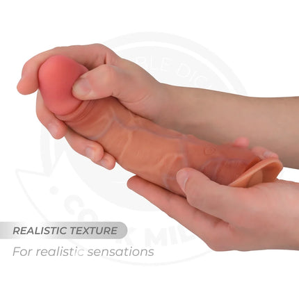 COCK MILLER - HYPERREALISTISCHER DILDO - SAUGNAPF UND STOSSFUNKTION - 19,5 CM - Vibratoren mit Saufnapf