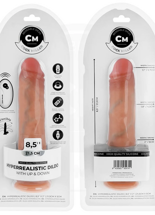 COCK MILLER - HYPERREALISTISCHER DILDO - SAUGNAPF UND STOSSFUNKTION - 21,5 CM - Vibratoren mit Saufnapf