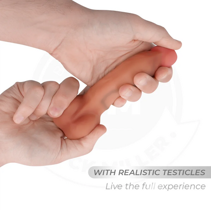 COCK MILLER - HYPERREALISTISCHER FLEXIBLER DILDO - 14,8 CM - Dildo mit Saugnapf