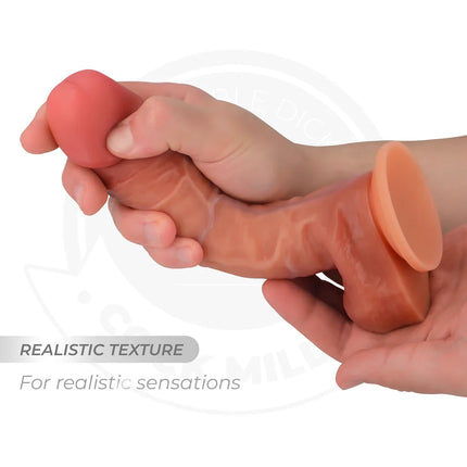 COCK MILLER - HYPERREALISTISCHER FLEXIBLER DILDO 19,3 CM - Dildo mit Saugnapf