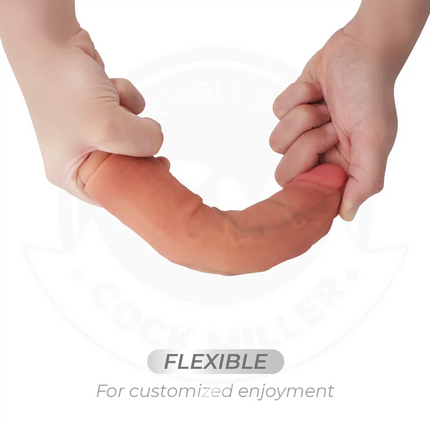 COCK MILLER - REALISTISCHER DILDO - SAUGNÄPFEN UND VIBRATION - 19,5 CM - Vibratoren mit Saufnapf