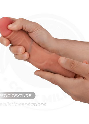 COCK MILLER - REALISTISCHER DILDO - SAUGNÄPFEN UND VIBRATION - 21,5 CM - Vibratoren mit Saufnapf