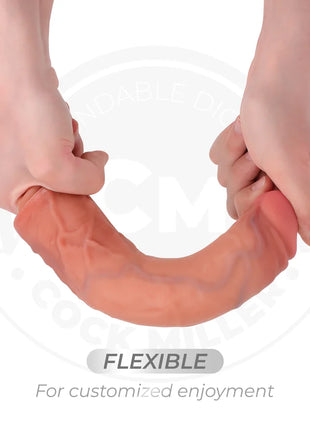 COCK MILLER - REALISTISCHER DILDO - SAUGNAPF UND VIBRATION - 20,5 CM - Vibratoren mit Saufnapf