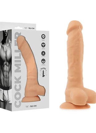 COCK MILLER - SILIKON-DICHTE - COCKSIL 19,5 CM - Dildo mit Saugnapf