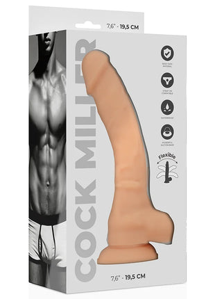 COCK MILLER - SILIKON-DICHTE - COCKSIL 19,5 CM - Dildo mit Saugnapf