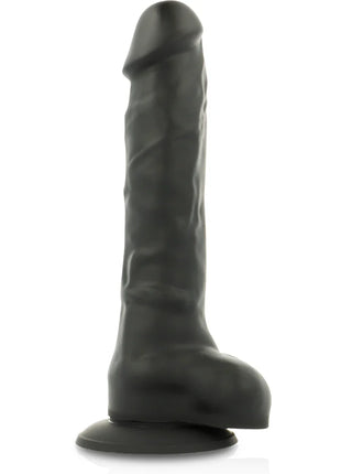 COCK MILLER - SILIKON DICHTE COCKSIL FLEXIBEL - SCHWARZ 19,5 CM - Dildo mit Saugnapf