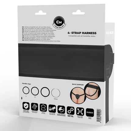 COCK MILLER - VERSTELLBARER GURT UND RINGE - Strapon Gurte