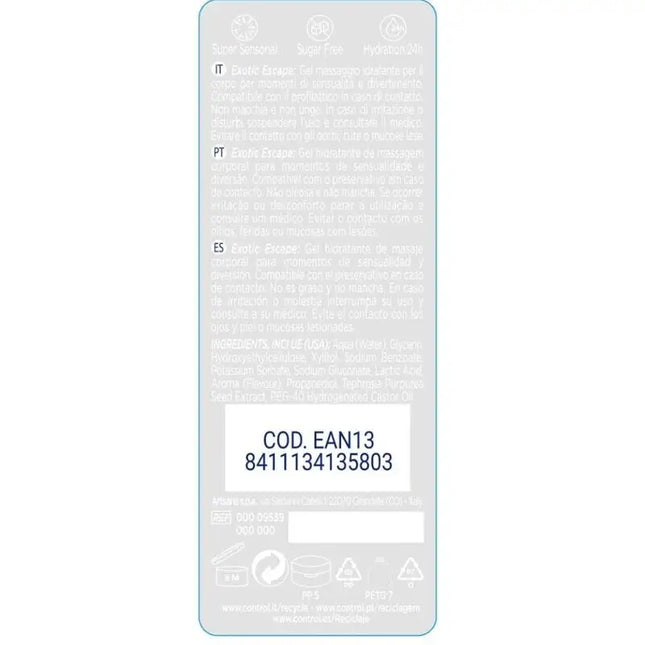 CONTROL - 2 EN 1 MASSAGE & VERGNÜGEN EXOTISCH 200 ML - Massagegel