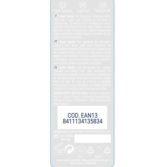 CONTROL - 2 EN 1 MASSAGE & VERGNÜGEN MADAGASCAR SÜßE 200 ML - Massagegel