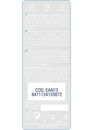 CONTROL - 2 EN 1 MASSAGE & VERGNÜGEN MITTELMEER 200 ML - Geschmacksneutral