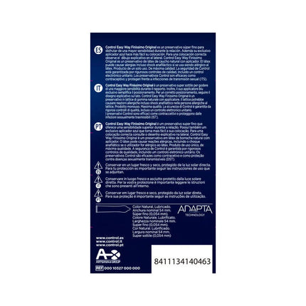 CONTROL - ADAPTA EASY WAY FINISSIMO 10 EINHEITEN - Kondome - empfindlich