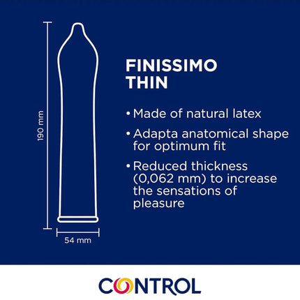 CONTROL - ADAPTA SENSO 144 EINHEIT - Kondome - empfindlich