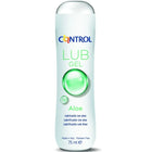 Control lub gel aloe gleitmittel 75 ml in einer weißen flasche mit silbernem deckel und translucent grünem gel