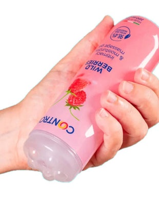 CONTROL - MASSAGEGEL 3 IN 1 WILDE BEEREN 200 ML - Intimgel mit Geschmack