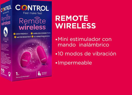 CONTROL - PERSÖNLICHES MASSAGER MIT DRAHTLOSER FERNBEDIENUNG