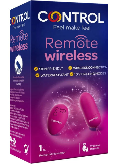 CONTROL - PERSÖNLICHES MASSAGER MIT DRAHTLOSER FERNBEDIENUNG