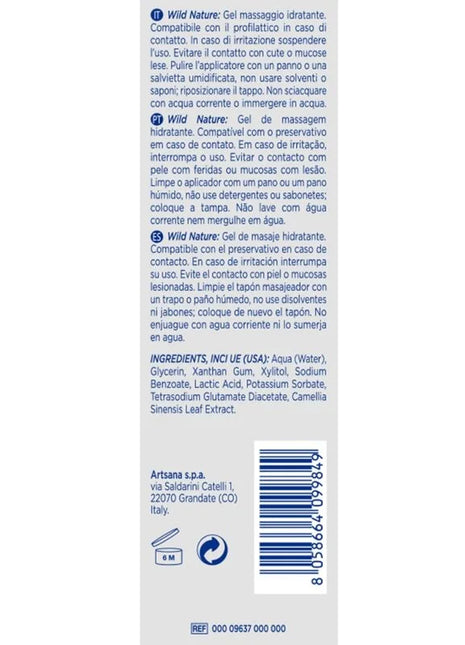 CONTROL - WILD NATURE MASSAGEGEL 3 IN 1 200 ML - Geschmacksneutral