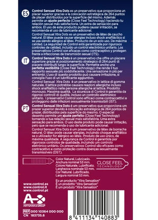 CONTROL - XTRA DOTS 12 UDS - Kondome