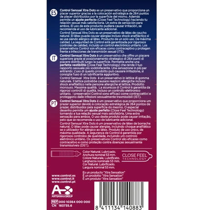 CONTROL - XTRA DOTS 12 UDS - Kondome