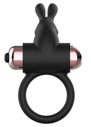 COQUETTE CHIC DESIRE - COCKRING MIT VIBRATOR SCHWARZ/ GOLD - Penisring für Paare