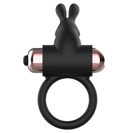 COQUETTE CHIC DESIRE - COCKRING MIT VIBRATOR SCHWARZ/ GOLD - Penisring für Paare