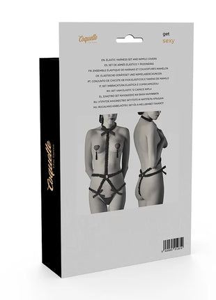 COQUETTE CHIC DESIRE - DESSOUS-SET MIT DELUXE-NIPPELCOVER - Sexy Dessous-Set