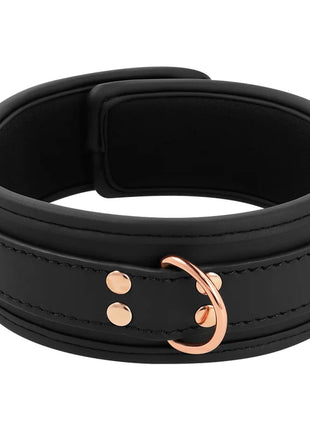 COQUETTE CHIC DESIRE - FANTASY-HALSKETTE AUS VEGANEM LEDER MIT RIEMEN UND NEOPRENFUTTER