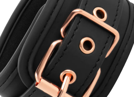 COQUETTE CHIC DESIRE - FANTASY-HANDSCHELLEN AUS VEGANEM LEDER MIT NOPRENE-FUTTER
