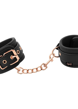 COQUETTE CHIC DESIRE - FANTASY-HANDSCHELLEN AUS VEGANEM LEDER MIT NOPRENE-FUTTER