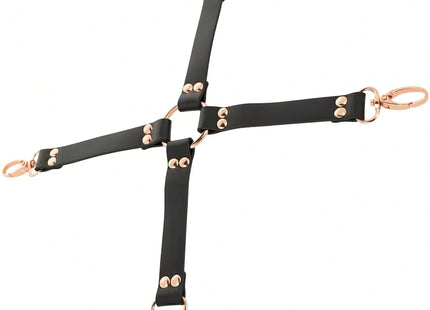 COQUETTE CHIC DESIRE – Fantasy Hogtie-Verbinder aus veganem Leder - Bondage-Set
