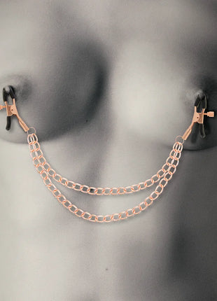COQUETTE CHIC DESIRE - FANTASY-NIPPELCLIPS AUS METALL MIT KETTE - Nippelklemmen