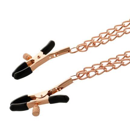 COQUETTE CHIC DESIRE - FANTASY-NIPPELCLIPS AUS METALL MIT KETTE - Nippelklemmen