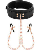 COQUETTE CHIC DESIRE - FANTASY-NIPPELKLEMMEN-HALSKETTE MIT NEOPRENFUTTER